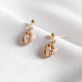 Ritz #3 Gold Handmade Earring