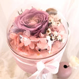 Preserved Flower Acrylic Dome Box (Klang Valley Delivery)