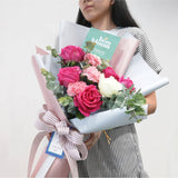 Mother's Day Flowers & Gifts 2024 | Pink Carnation Mixed Bouquet | (Klang Valley Delivery Only)