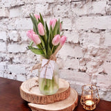 Tulips In Jar