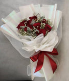 Valentine's Day 2020 Heart Diamond Roses Bouquet