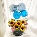 Sunflower 'Hot Air Balloon' Flower Box