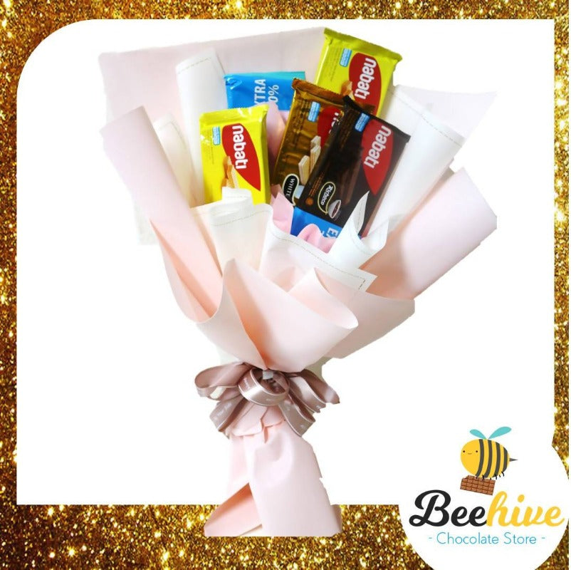 Beehive Chocolate Nabati Assorted Wafers Bouquet Gift Set | (West Malaysia Delivery Only)