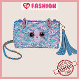 Ty Fashion Sequins Square Purse - Whimsy The Iridescent Cat (Nationwide Delivery)