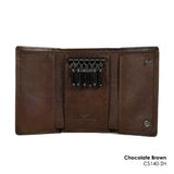 Soft Leather Trifold Key Pouch (Nationwide Delivery)