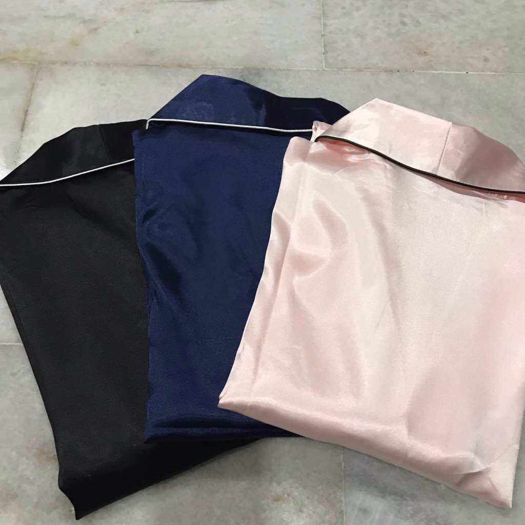 Personalised Satin Dressing Gown (Bathrobe) Giftr Malaysia's