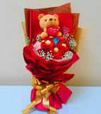 Ferrero Roses Bouquet With Love Bear