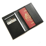 Leather Travel Set B - Multi-Slot Passport Holder + Stylish Keychain Set