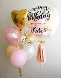 Blush Pink Bubble Balloon Set