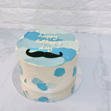 Mr Moustache Cake