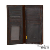 Full Grain Leather Long Wallet (H17.5 X L9 X W1.5 Cm)(Nationwide Delivery)