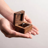 Personalized Luxury Wooden Ring Box (4-6 working days)