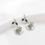 Succulent Handmade Polymer Clay Earring #7