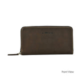 Leather Zip Around Long Wallet (Nationwide Delivery)