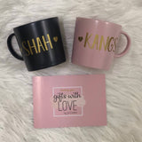 Personalised Couple Mug Set (Nationwide Delivery)