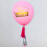 36-inch Personalized Pink Balloon With Trimmings