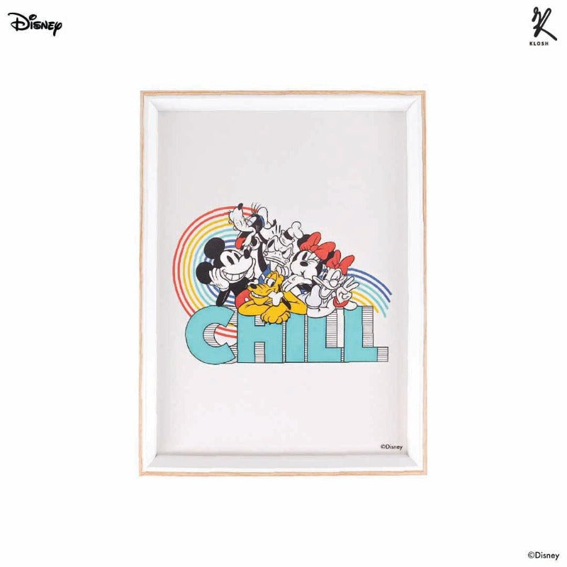 Mickey and Friends - Chill Rectangle Canvas Frame (Nationwide Delivery)