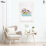 Mickey and Friends - Chill Rectangle Canvas Frame (Nationwide Delivery)