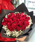 ETERNAL LOVE BOUQUET (12 red roses) (Valentine's Day 2021)