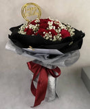 Bling Red Roses Flower Bouquet