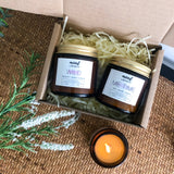 Duo (Me Time & Wild) | mood by SkynSin Organic Soy Candles (Nationwide Delivery)