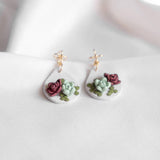 Succulent Handmade Polymer Clay Earring #2