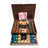 Raya Hamper | Carpinteria Drawer Raya Gift Box With Premium Dates, Belgian Chocolate & Baklava