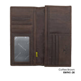 RFID Leather Long Wallet (H18.5 X L9cm) (Nationwide Delivery)