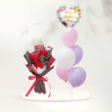 (Mother's Day 2022) Petite Red Carnation Bundle Set (Klang Valley Delivery)