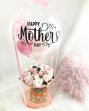 Fragrant Soap Roses Hot Air Balloon with cake Premium Gift Set