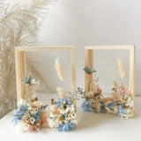 Sky Blue Preserved Flower Frame (Klang Valley Delivery)