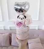 Roses with Balloon Arrangement