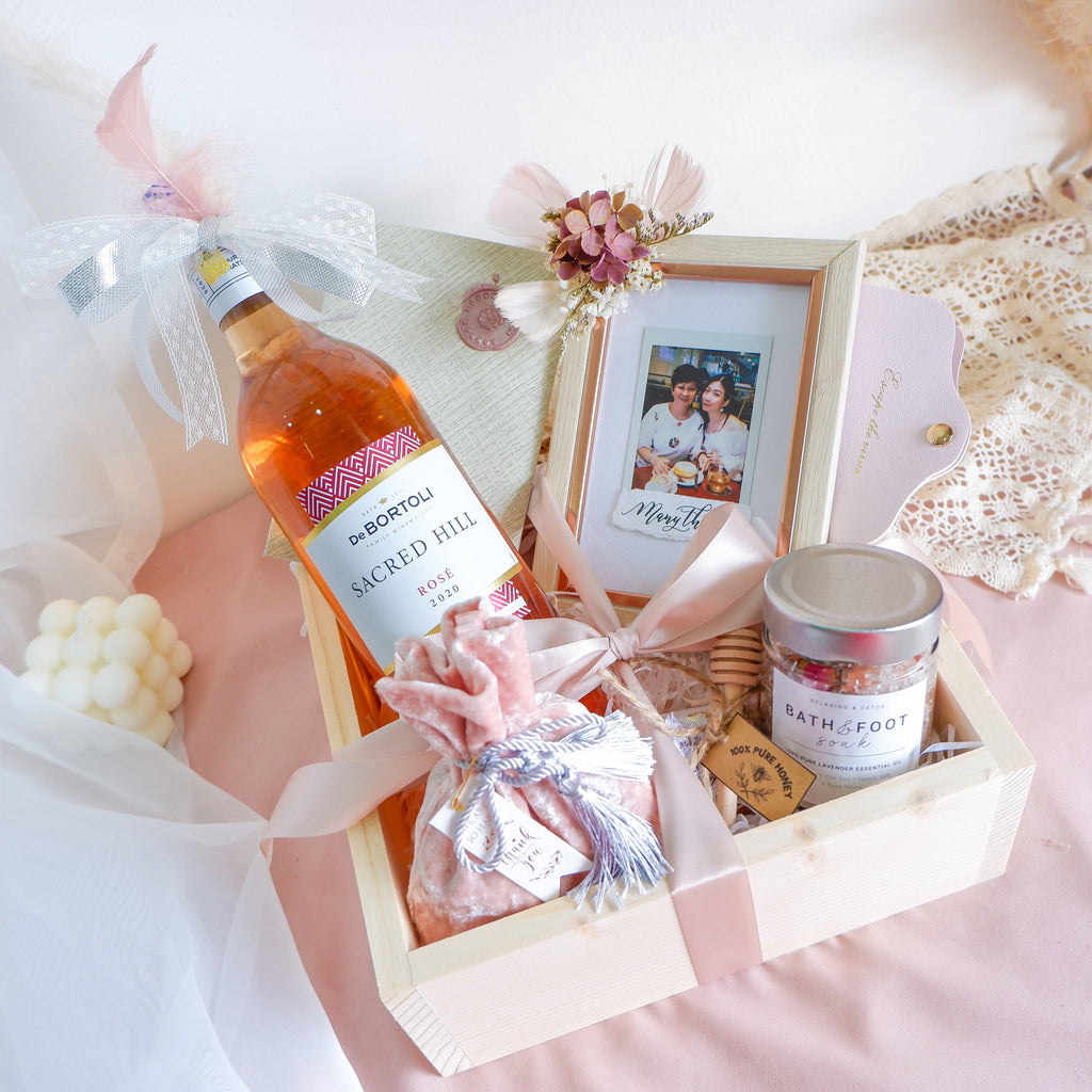 'Be With You" Sweet Treats & Wellness Wooden Gift Box