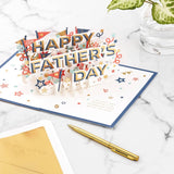 Stars and Pennants 3D Pop-Up Father's Day Card (Father's Day 2021)