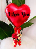 Soap Roses Ferrero Rocher With Love Balloon