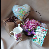 Flowers and Tea Time Gift Set (Klang Valley Delivery)
