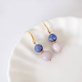 [Pure Gold Plated Series] Grey Classy Earring
