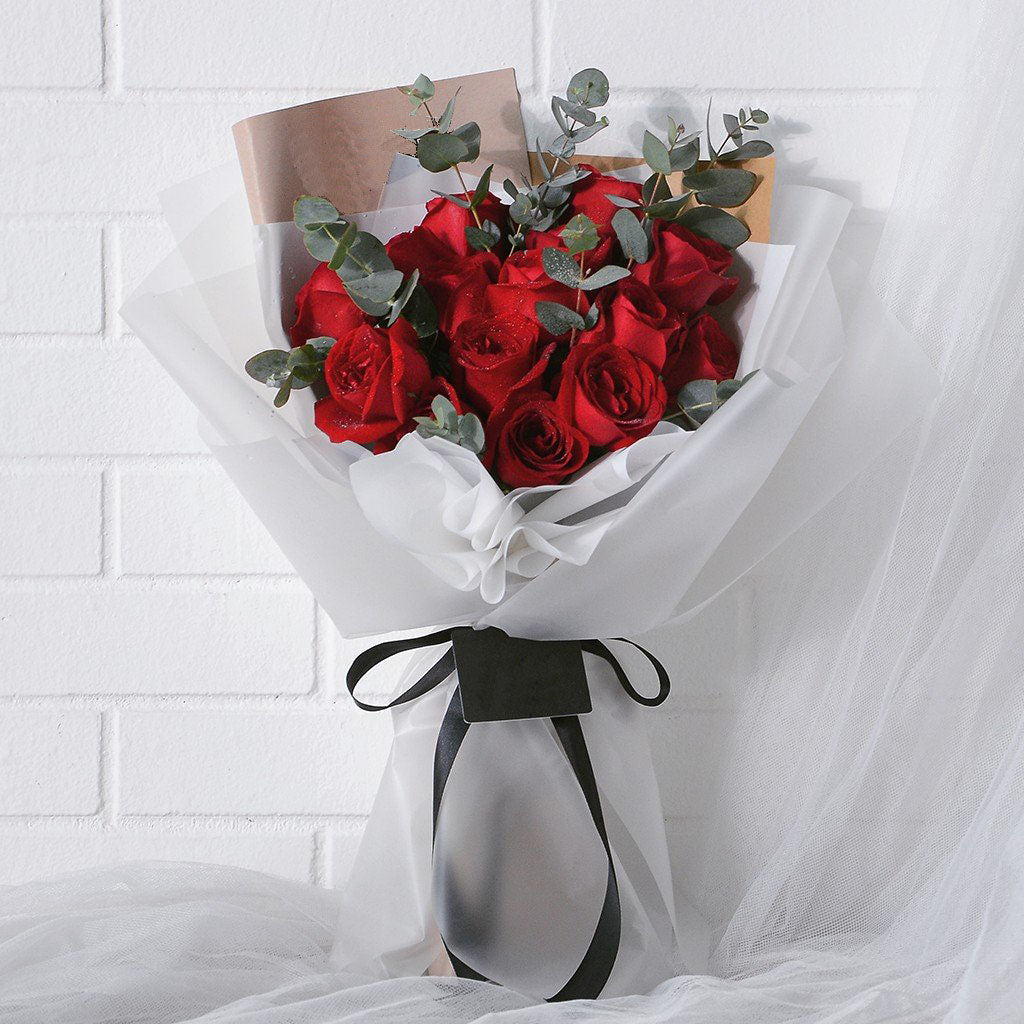 Scentales Minimalist Red Roses (Transparent) | (Klang Valley Delivery)