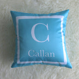 Personalised Monogram Cushion  (Pre-order 2 to 4 weeks)