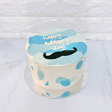 Mr Moustache Cake