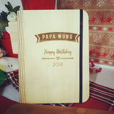 Personalized Wooden Notebook (Nationwide Delivery)