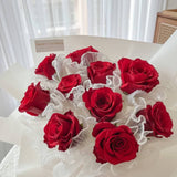 Red Lacy Flower Bouquet