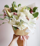White Lilies Hand Bouquet