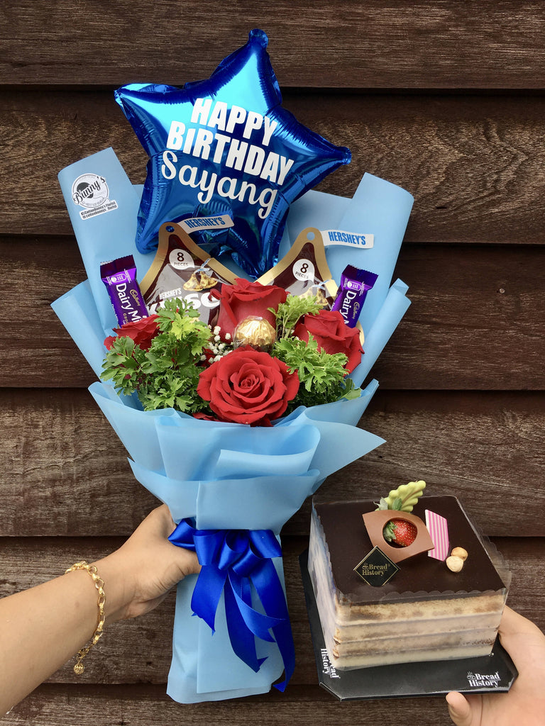 Chocolate Bouquet 4 - Foryou Flowers, Penang Florist