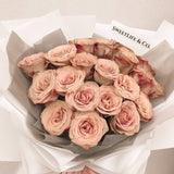 Cappuccino Roses Bouquet - Princess (Penang Delivery Only)