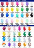 Customised Basic Balloon Bunch (Blue Series)