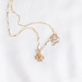 Lucky Double Clover Handmade Necklace (Nationwide Delivery)