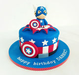 Superhero Design B Cake