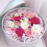 Eighteen Blossom's Flower Box - Large Round Box