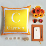 Personalised Two-Tone Cushion (Pre-order 2 to 4 weeks)